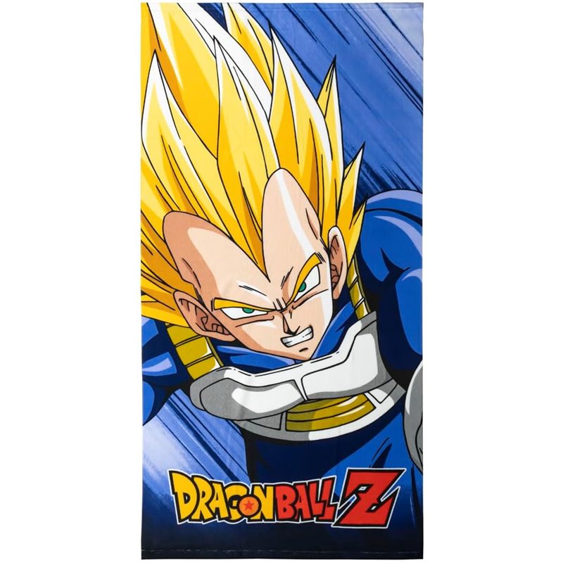 Toalha de Praia de Microfibra - Dragon Ball Z: Vegeta