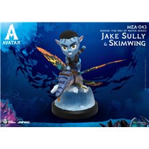 Figura Mini Egg Attack Avatar 2 Jake Sully E Skimwing