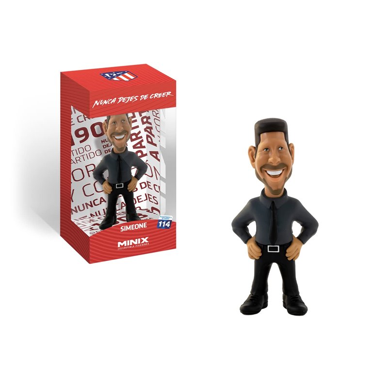 Minix - Football Stars 114 - Figura PVC 12 cm - Atletico Madrid - Simeone