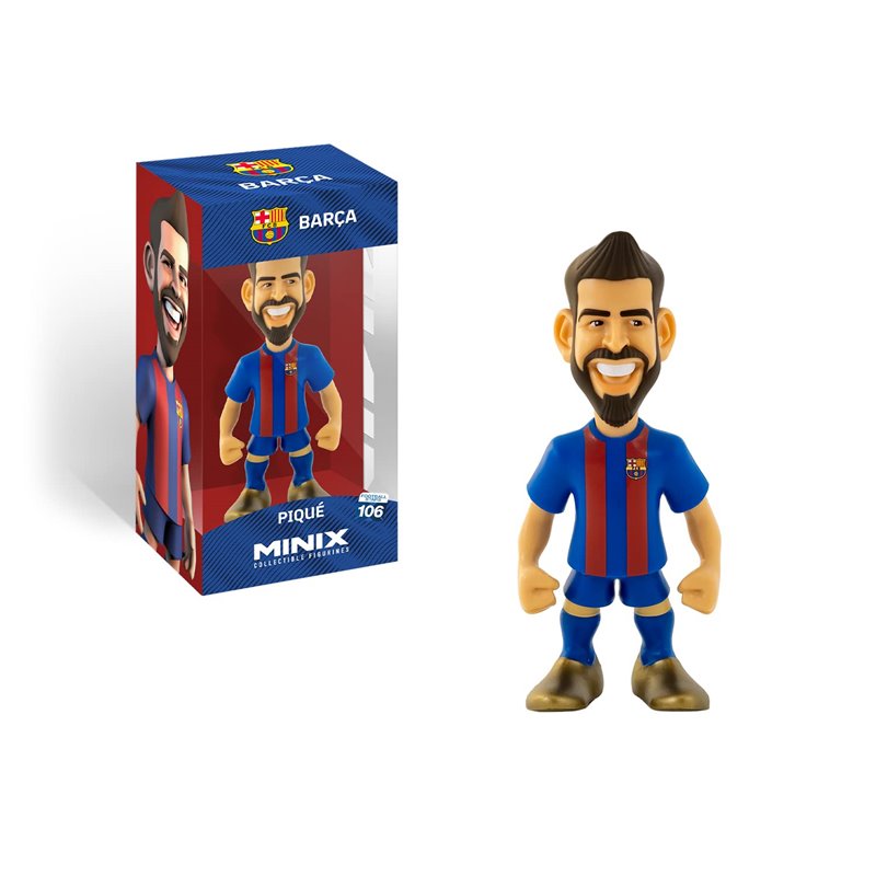 Minix - Football Stars 106 - Figura PVC 12 cm - FC Barcelone - Piqué 3