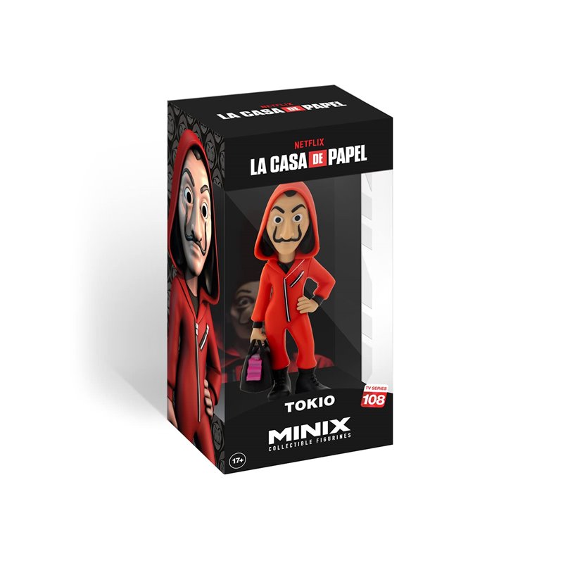 Minix - TV Series 108 - Figura PVC 12 cm - La Casa de Papel - Tokyo com Máscara