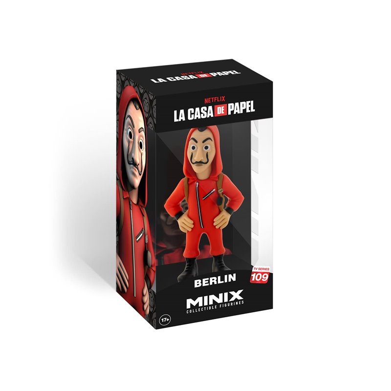 Minix - TV Series 109 - Figura PVC 12 cm - La Casa de Papel - Berlin com Máscara