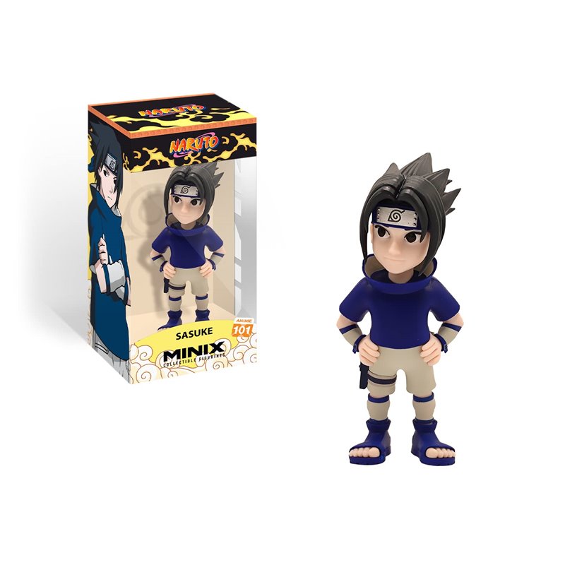 Minix - Anime 101 - Figura PVC 12 cm - Naruto - Sasuke Uchiwa