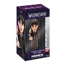 Minix - TV Series 123 - Figura PVC 12 cm - Wednesday - Mercredi Addams avec La Chose