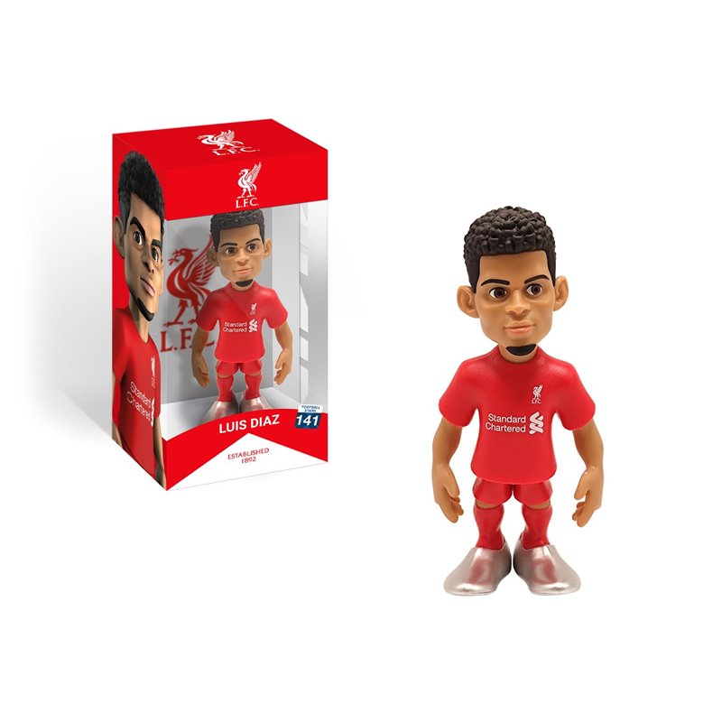 Minix - Football Stars 141 - Figura PVC 12 cm - Liverpool - Luis Diaz 23