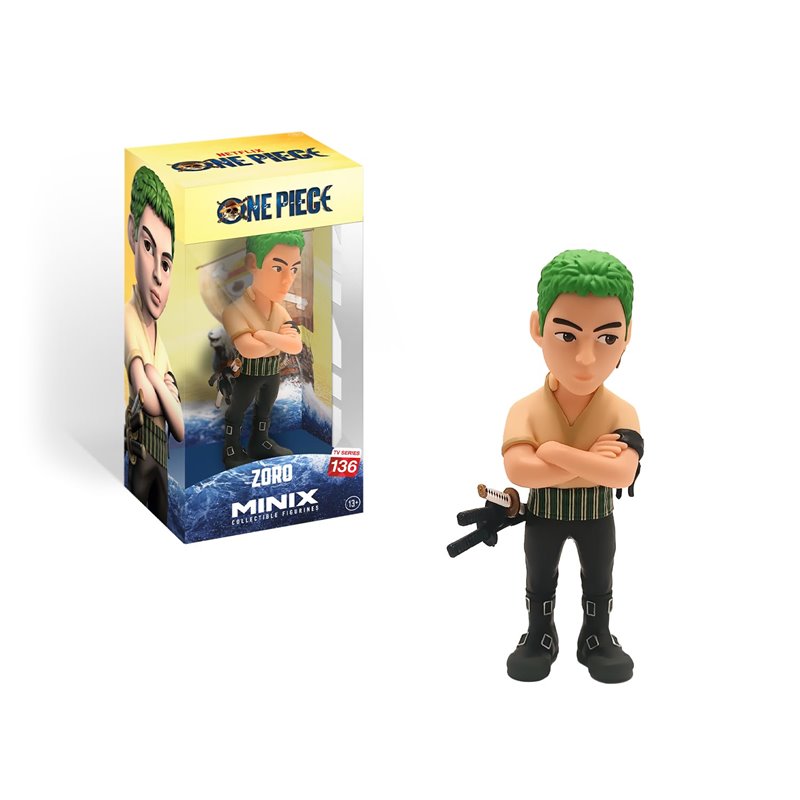 Minix - Anime 136 - Figura PVC 12 cm - One Piece - Zoro Roronoa