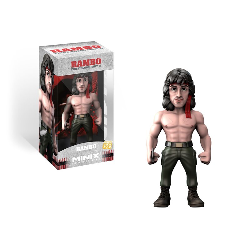 Minix - Movie 109 - Figura PVC 12 cm - Rambo - Rambo avec Bandana