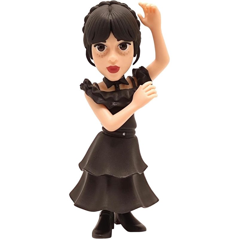 Minix - TV Series 127 - Figura PVC 12 cm - Wednesday - Mercredi avec sa robe de bal