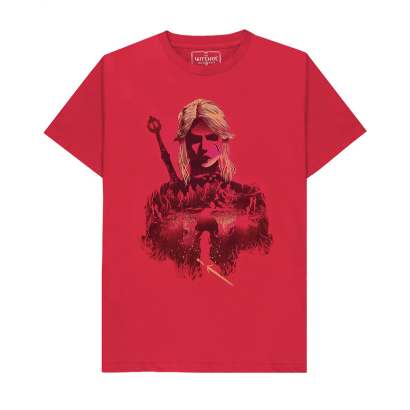 T-shirt The Witcher - Ciri and Crones (Tamanho M)