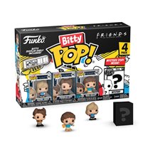 Funko Bitty Pop! Friends Mini Collectible Toys 4-Pack - Phoebe Buffay, Monica Geller, Chandler Bing & Mystery Chase Figure