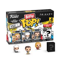 Funko Bitty Pop! Friends Mini Collectible Toys 4-Pack - Phoebe Buffay, Monica Geller, Chandler Bing & Mystery Chase Figure