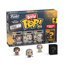 Funko Bitty Pop!: Lord of The Rings Mini Collectible Toys 4-Pack - Frodo Baggins, Gandalf, Gollum, & Mystery Chase Figure