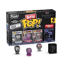 Funko Bitty Pop! Marvel Mini Collectible Toys 4-Pack - War Machine, Vision, Ultron & Mystery Chase Figure