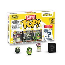 Funko Bitty Pop!: Minions Mini Collectible Toys 4-Pack - Frankenbob, Bride Kevin, Creature Mel, & Mystery Chase Figure