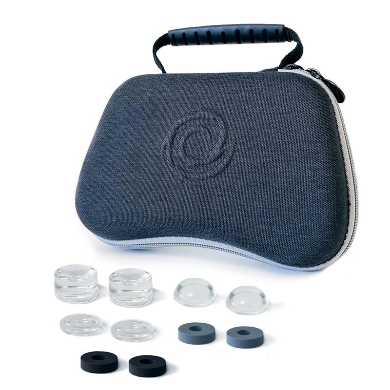 Oniverse - Controller Case With 10 Accessories 4 Rings + 6 Silicon Cap (Grey)