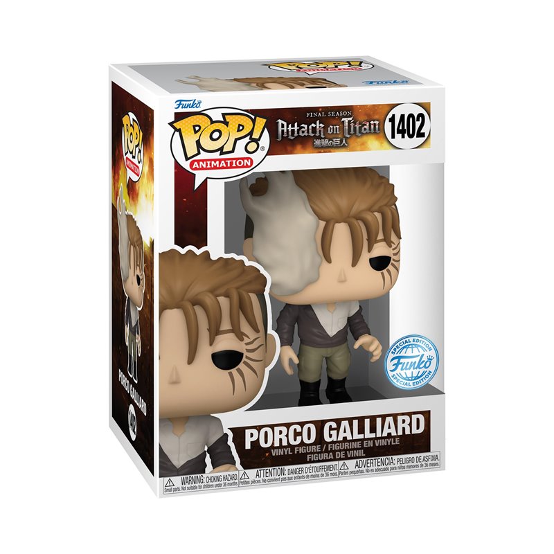 Figura Funko POP! Animation: Attack on Titan S4 - Porco Galliard (Special) 1402