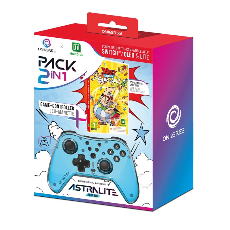 Oniverse - Bundle Code In Box Asterix And Obelix + Controller (Switch - Pc - Mobile)