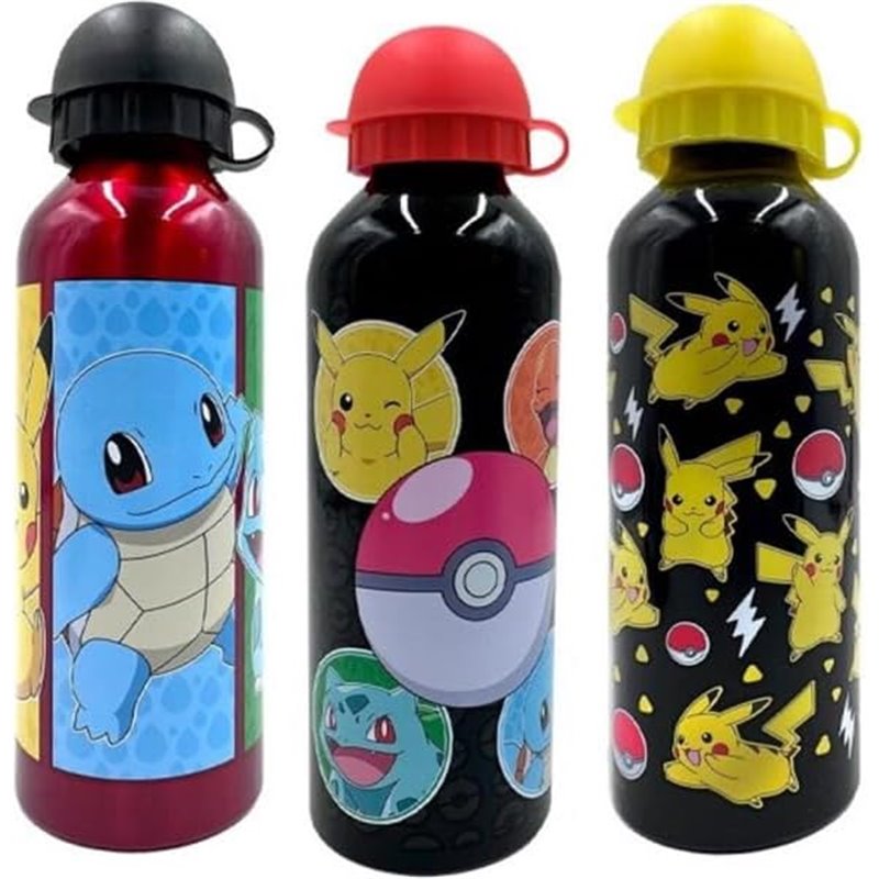 Garrafa Alumínio Pokémon Kids 500ml - Sortido