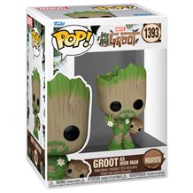 OK Figura POP Marvel We Are Groot - Groot as Iron Man