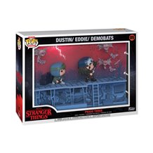 Figura Funko POP! Moments Deluxe: Stranger Things - Dustin / Eddie / Demobats (Phase Three) 05