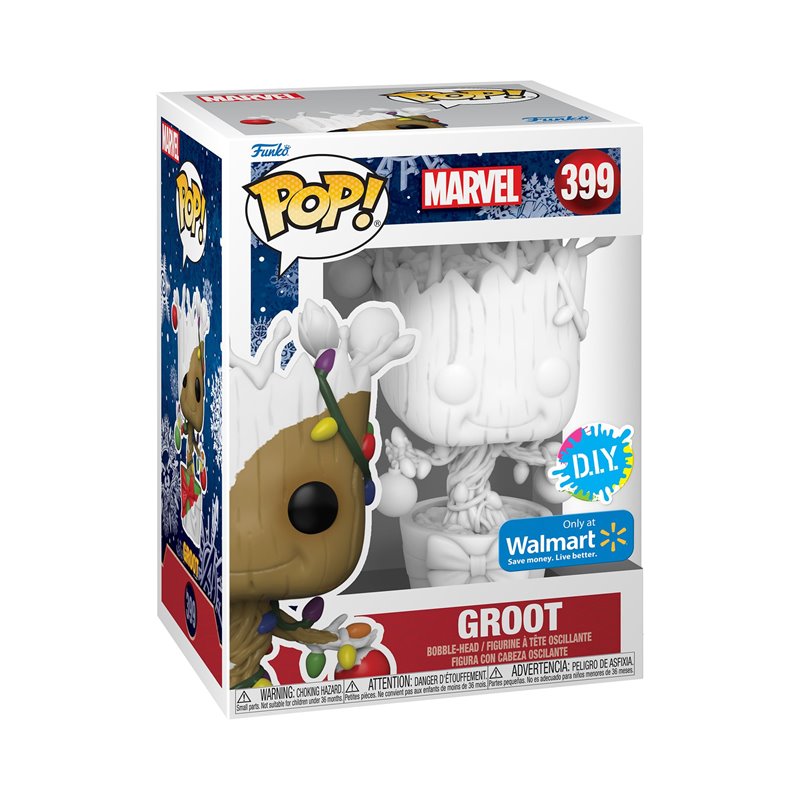 Figura Funko POP! Marvel Holiday - Groot (DIY / Special Edition) 399