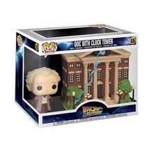 Figura Funko POP! Town: Back to the Future - Doc with Clock Tower 15