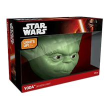 Candeeiro 3D Deco Light - Star Wars: Yoda