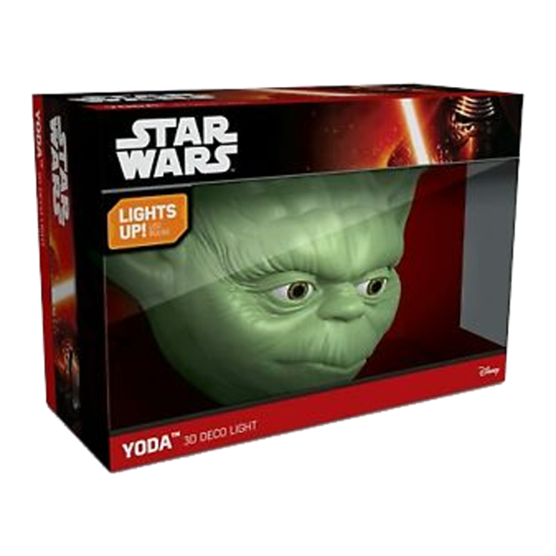 Candeeiro 3D Deco Light - Star Wars: Yoda