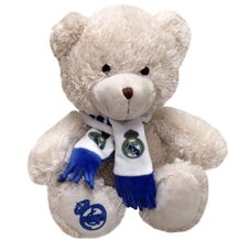 Peluche Osito Bufanda Real Madrid 20cm