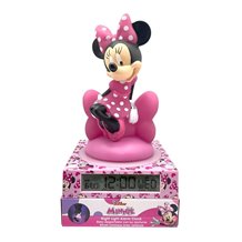 Lampara 3D con despertador Minnie Disney