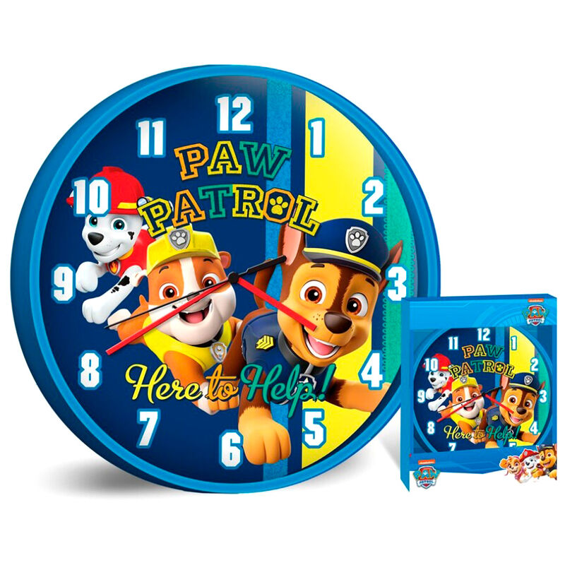 Reloj pared Patrulla Canina Paw Patrol