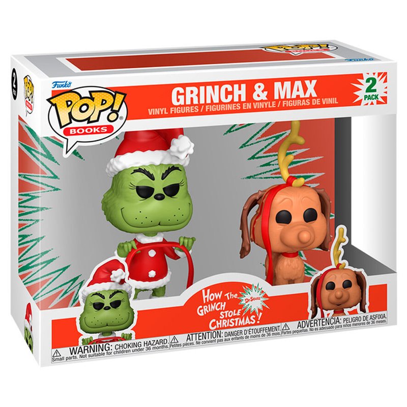 Blister 2 figuras POP The Grinch - Grinch & Max