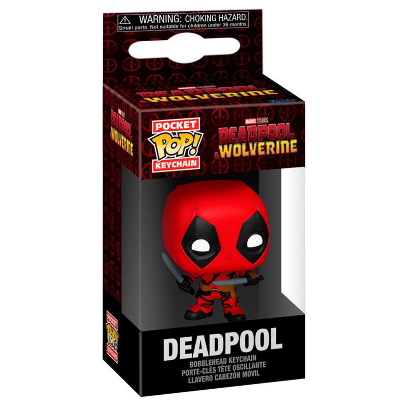 Llavero Pocket POP Marvel Deadpool & Wolverine Deadpool