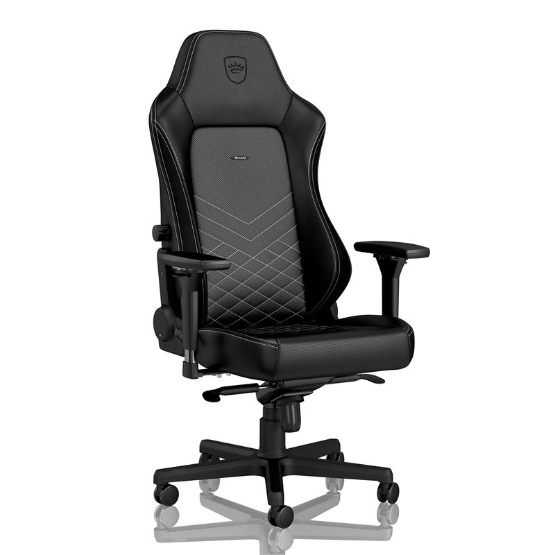 Cadeira noblechairs HERO - Preto / Branco Platina