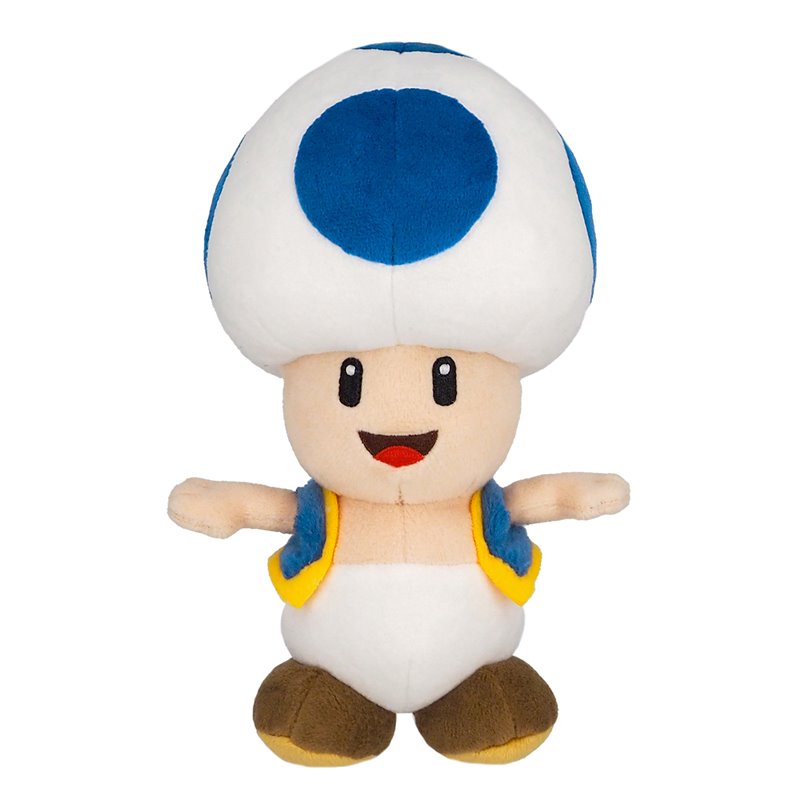 Nintendo Together+ - Peluche Super Mario All Star Collection: Toad Blue 20cm