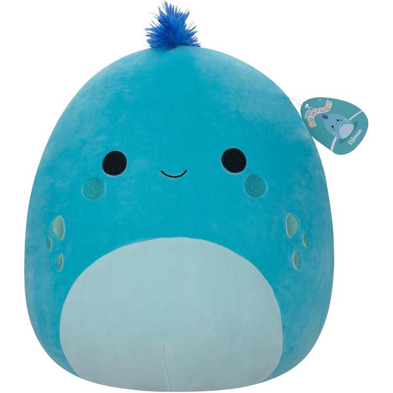 Peluche Squishmallows - Djimon The Cyan Iguana with Blue Hair (40cm)