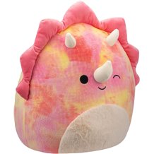 Peluche Squishmallows - Trinity The Winking Pink Tie-Dye Triceratops with Fuzzy Belly (40cm)