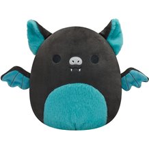 Peluche Squishmallows - Aldous Teal and Black Fruit Bat with Fuzzy Belly (20cm)