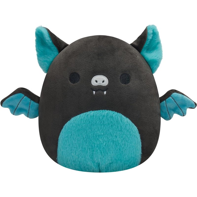 Peluche Squishmallows - Aldous Teal and Black Fruit Bat with Fuzzy Belly (20cm)