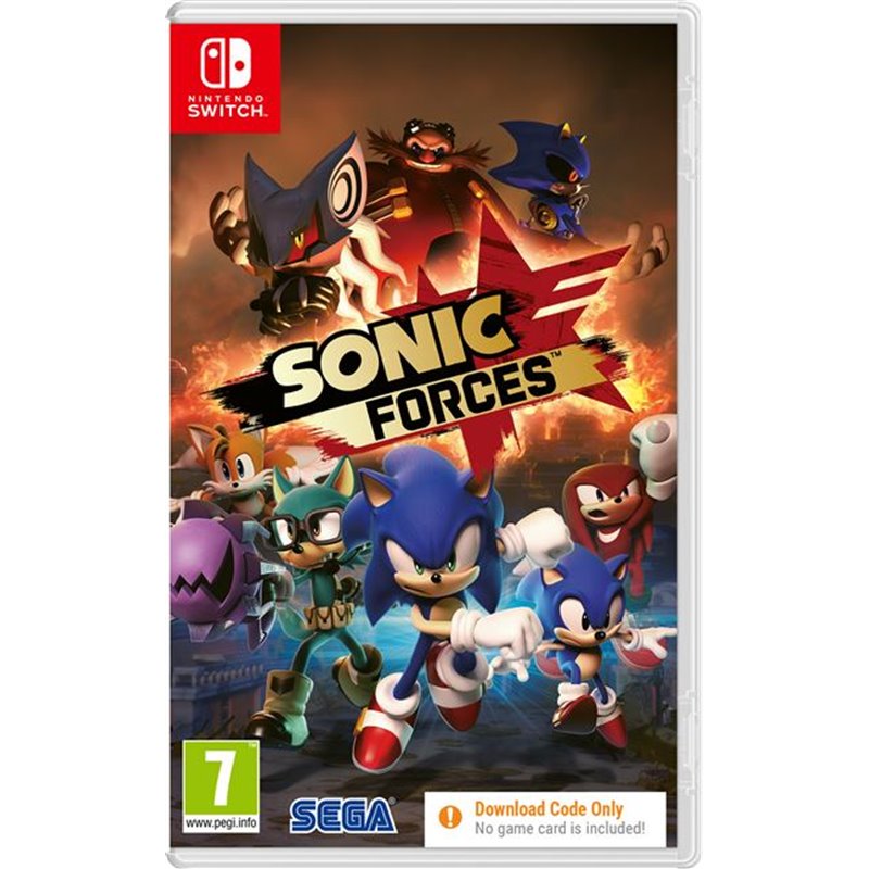 Sonic Forces Nintendo Switch (Código na Caixa)