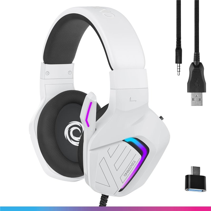 Oniverse - Gaming Headset Meteor - Frost White (Multiplataforma)