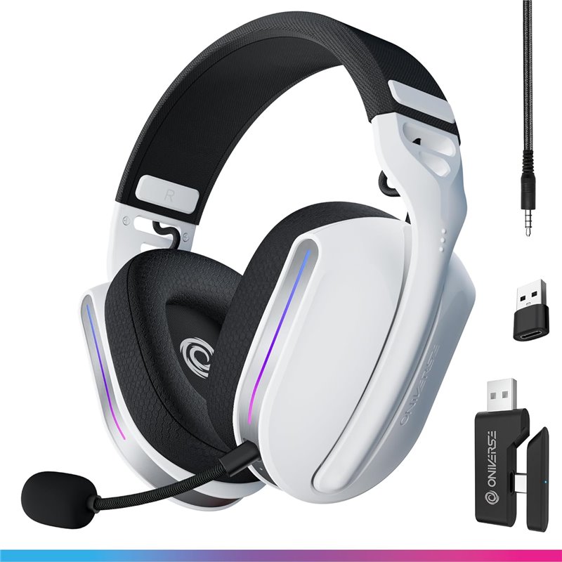 Oniverse - Wireless Gaming Headset Polaris - Celestial White (Sem Fios / Multiplataforma)