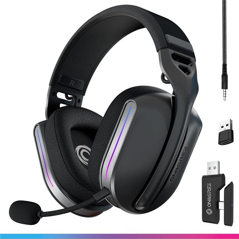 Oniverse - Wireless Gaming Headset Polaris - Eclipse Black (Sem Fios / Multiplataforma)