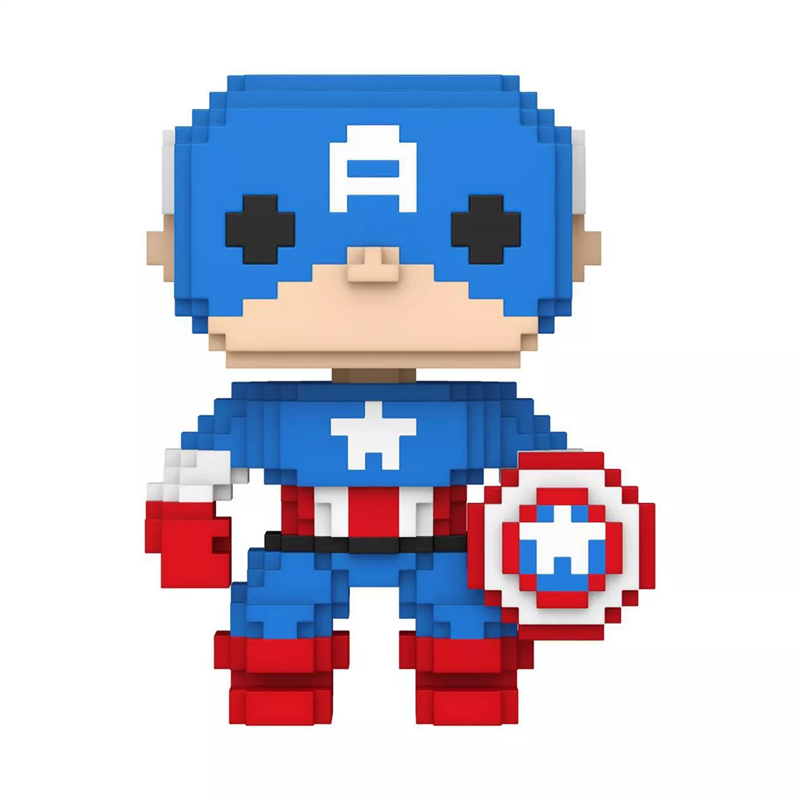 Figura Funko POP! 8-Bit: Marvel - Captain America (Special Edition) 1426