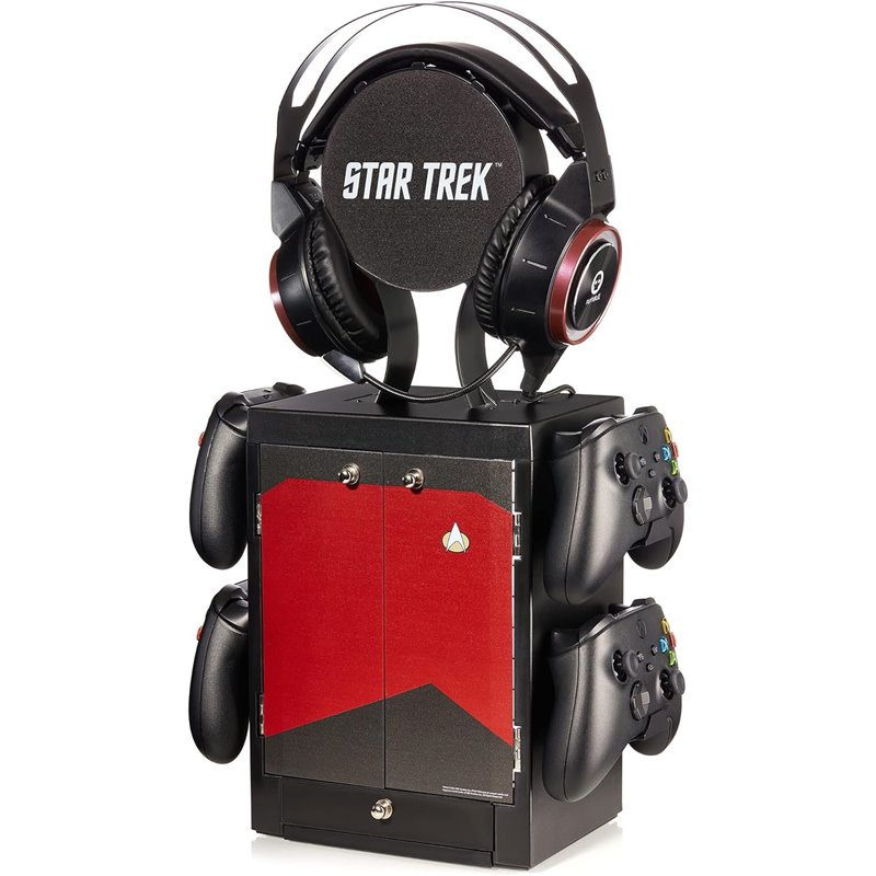 Armário Para Videojogos - Star Trek (Vermelho)