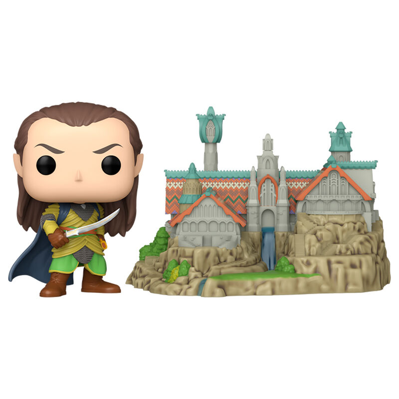 Figura Funko POP! Town: The Lord of the Rings - Elron with Rivendell 1747