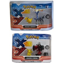 Figura Pokemon Tomy Legendaire Pikachu X&Y Pikachu & Yvetal / Xernas (Sortido)