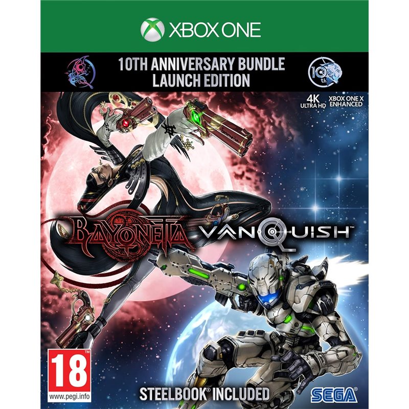 Bayonetta & Vanquish - 10th Anniversary Bundle (Steelbook Included) Xbox One