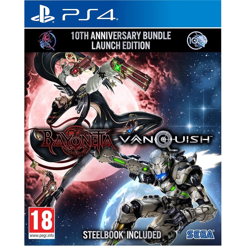 Bayonetta & Vanquish - 10th Anniversary Bundle (Steelbook Included) PS4