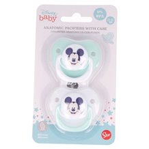 Conjunto de Chupetas Anatómicas Silicone Turquesa “Cool Like” – Mickey Baby